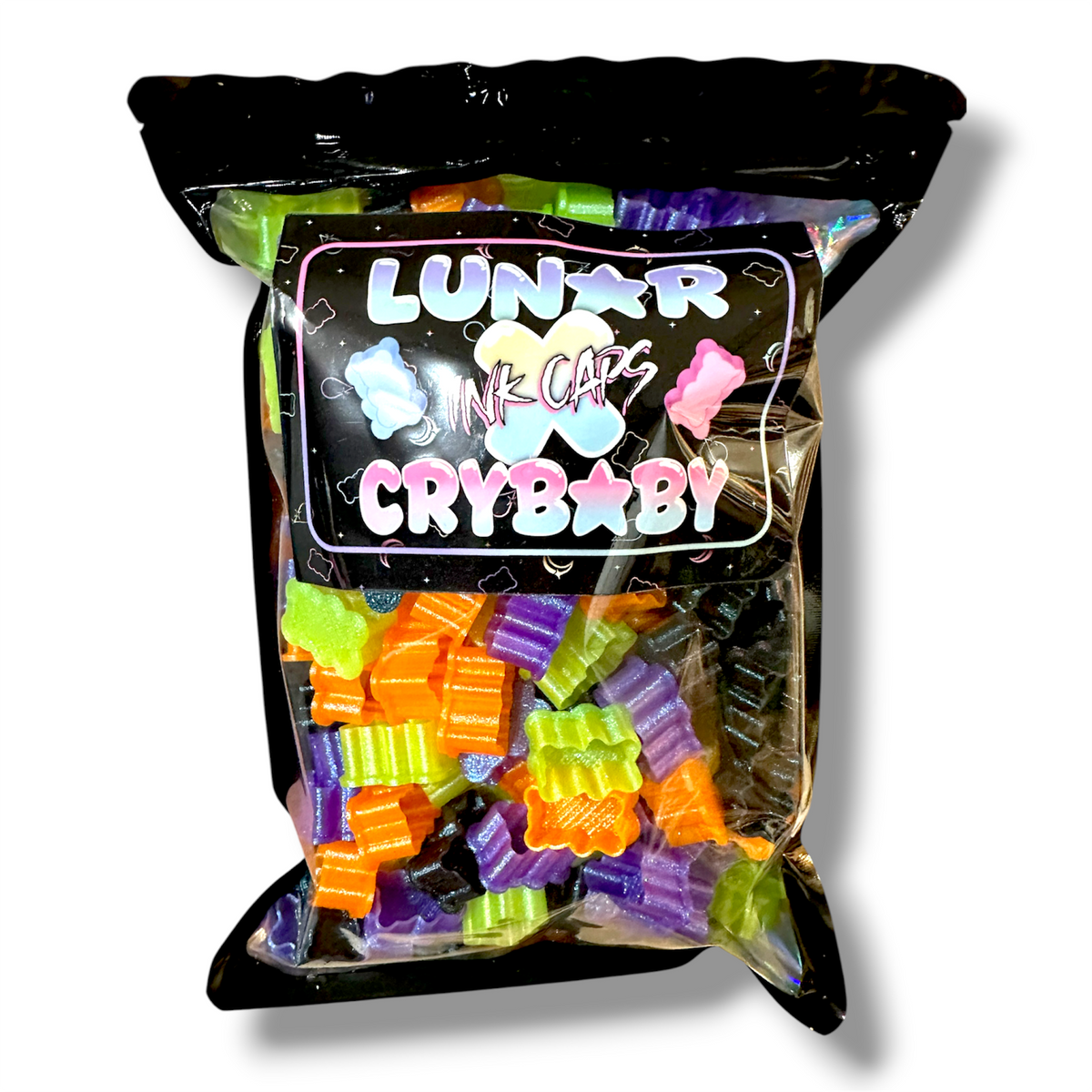 Lunar x Crybaby Halloween ink caps