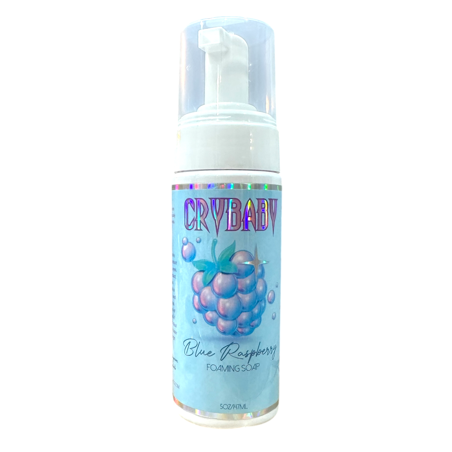 5oz Crybaby Foaming Tattoo Aftercare Soap - Blue Raspberry