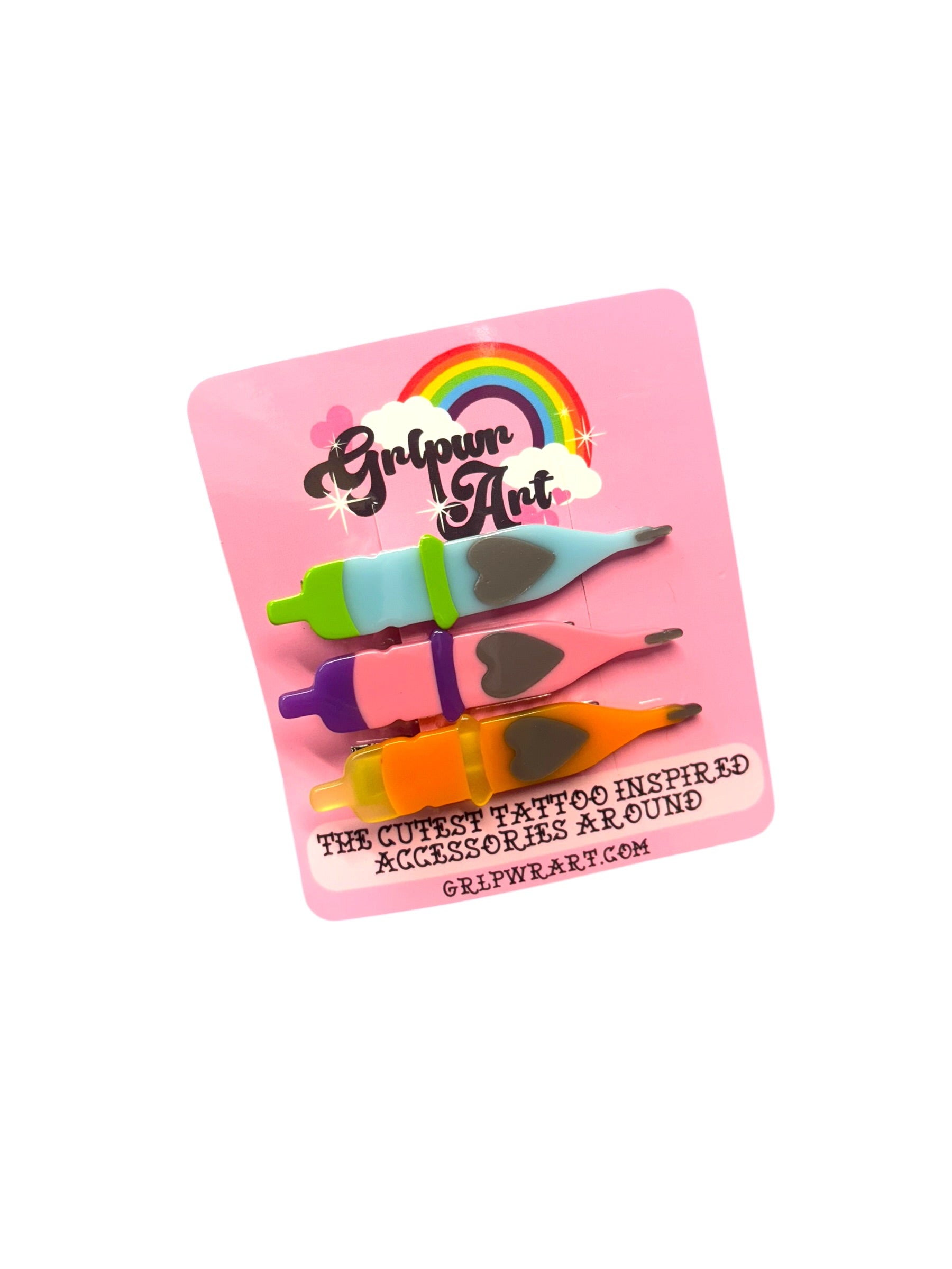 Hair Clips by Grlpwrart-