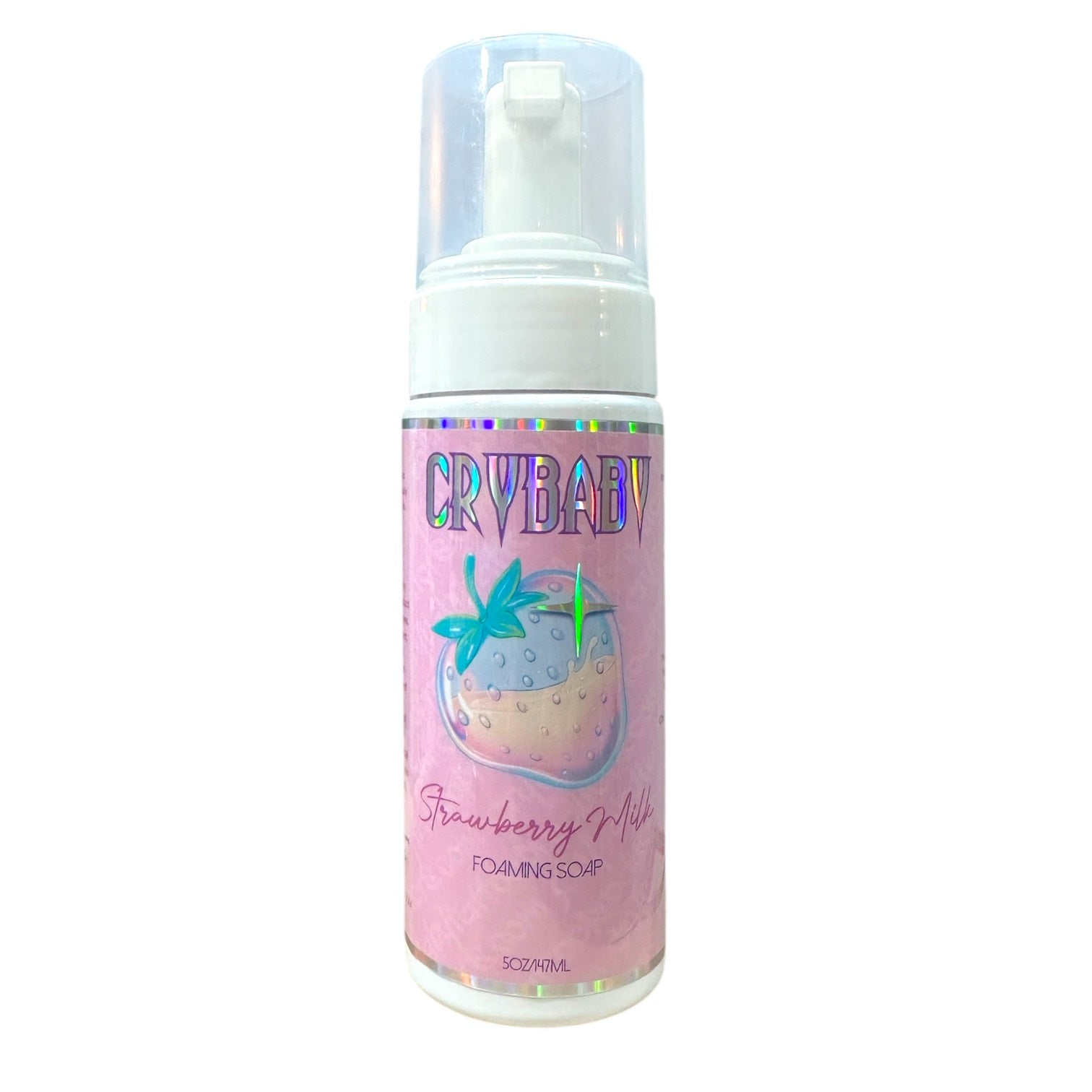 5oz Crybaby Foaming Tattoo Aftercare Soap - Strawberry Milk